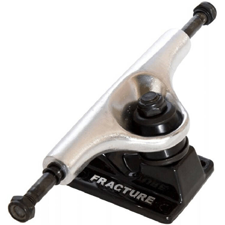 Fracture Wings Skateboard Trucks - Black/Raw 5''