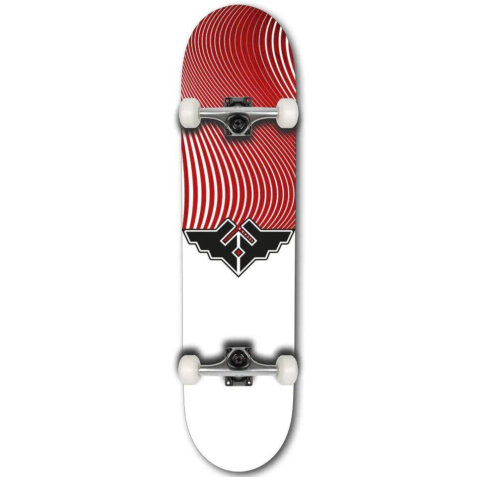 Fracture Wings V4 Complete Skateboard - Red 7.75''