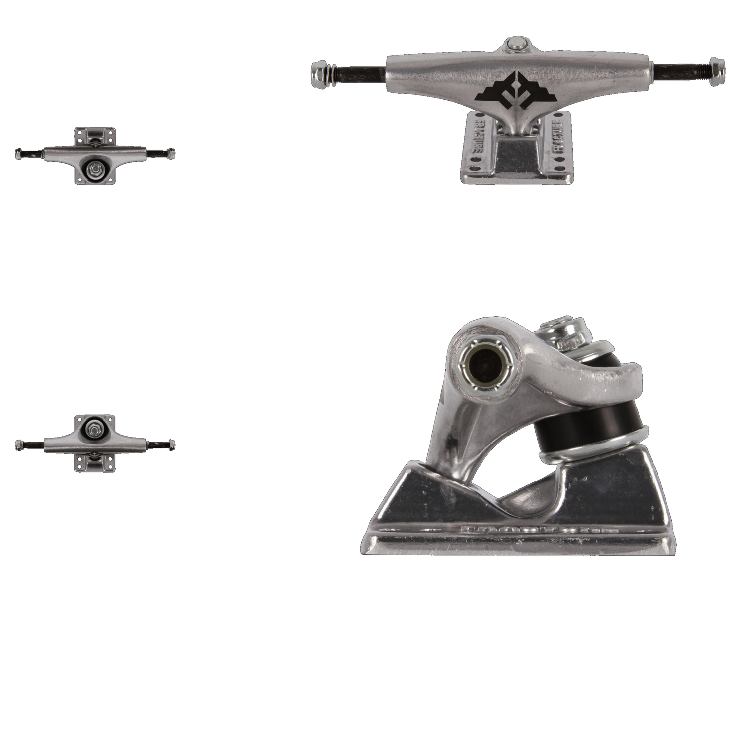 Fracture Skateboard Trucks - Raw - 5.0''