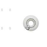 Fracture Comic Classic Skateboard Wheels 50mm - White