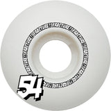 Fracture Comic Classic Skateboard Wheels 54mm - White