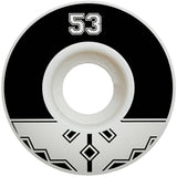 Rampage x Fracture Stain Custom Skateboard - Black/Raw 7.75''
