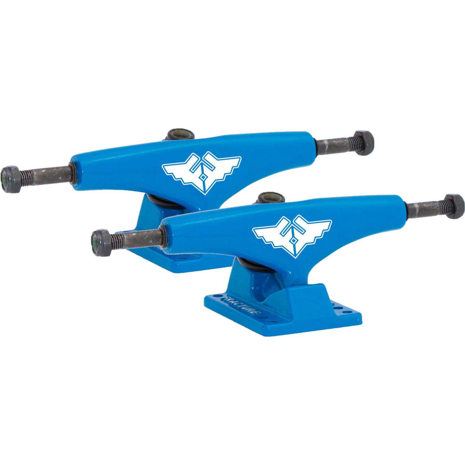 Fracture Wings Skateboard Trucks - Blue 5.25''