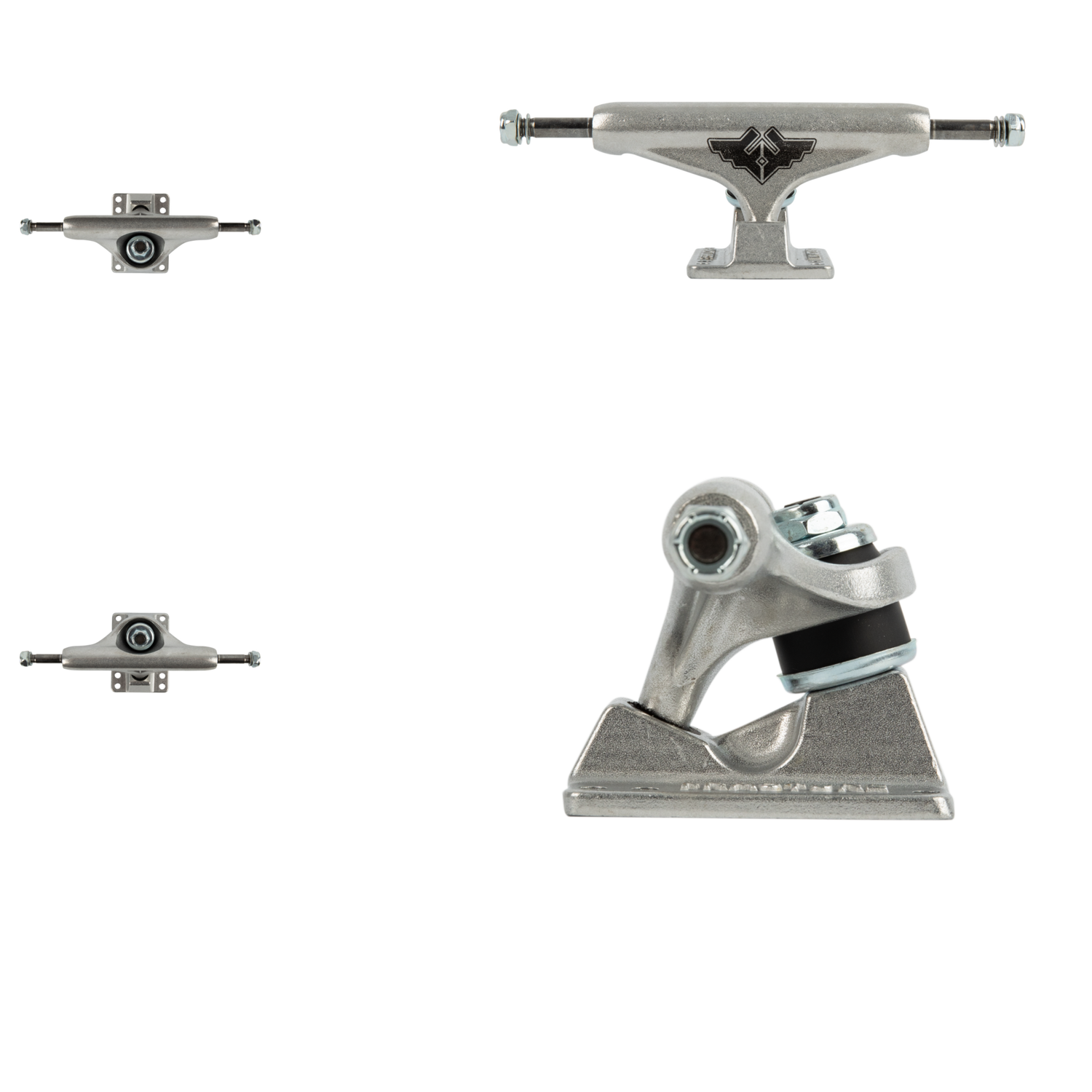 Fracture Wings V2 Skateboard Trucks - Raw 5.5''