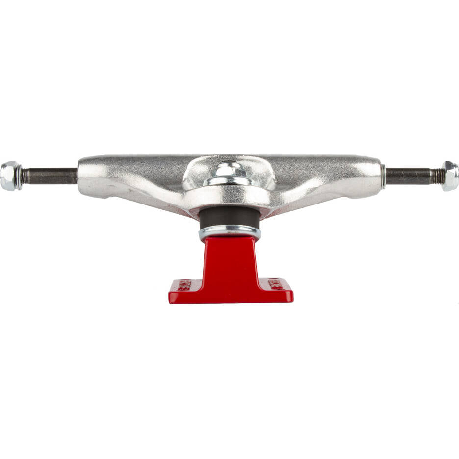 Fracture Wings V2 Skateboard Trucks - Red/Raw 5.5''