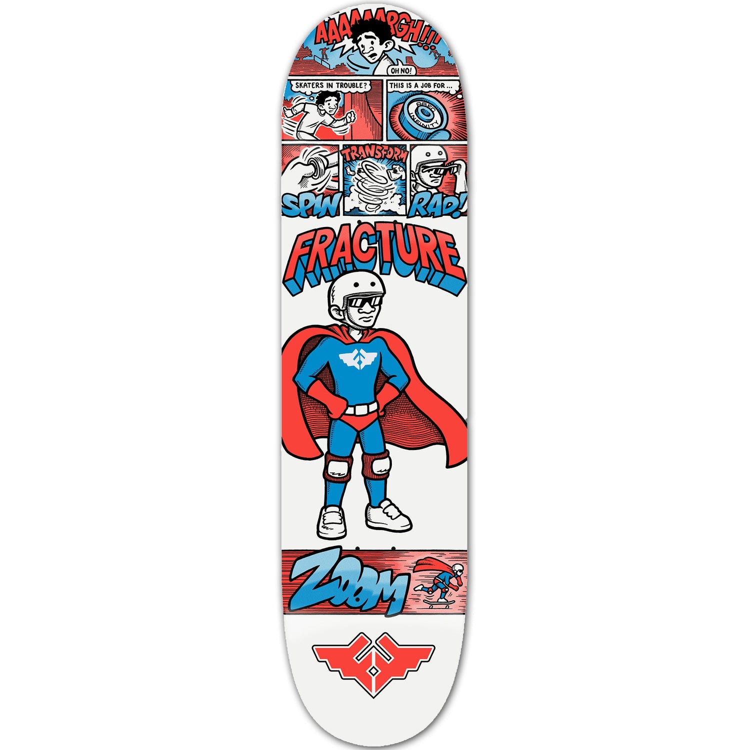 Fracture x Jon Horner Skateboard Deck - Fracture Man 8''