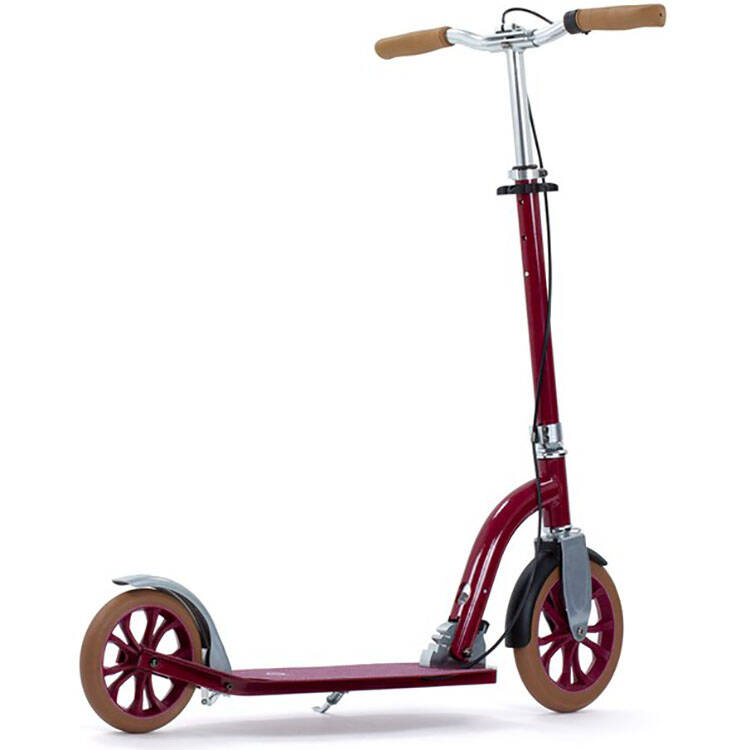 Frenzy 230mm Dual Brake Recreational Commuter Scooter - Burgundy