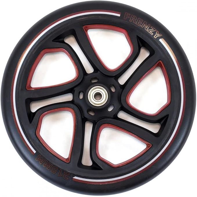 Frenzy 250mm Scooter Wheel - Black/Red