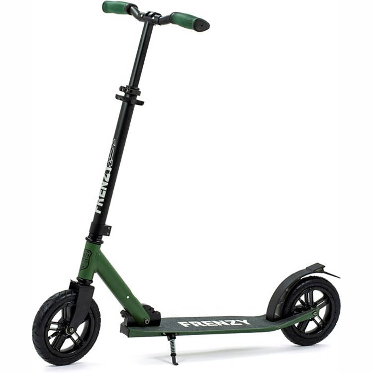 Frenzy 205mm Pneumatic Plus Complete Scooter - Military