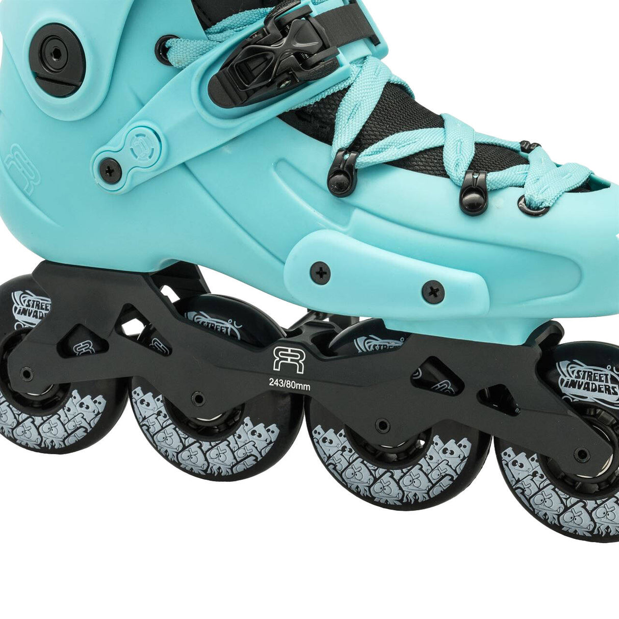 FR 1 80 In-Line Freeride Skates - Light Blue