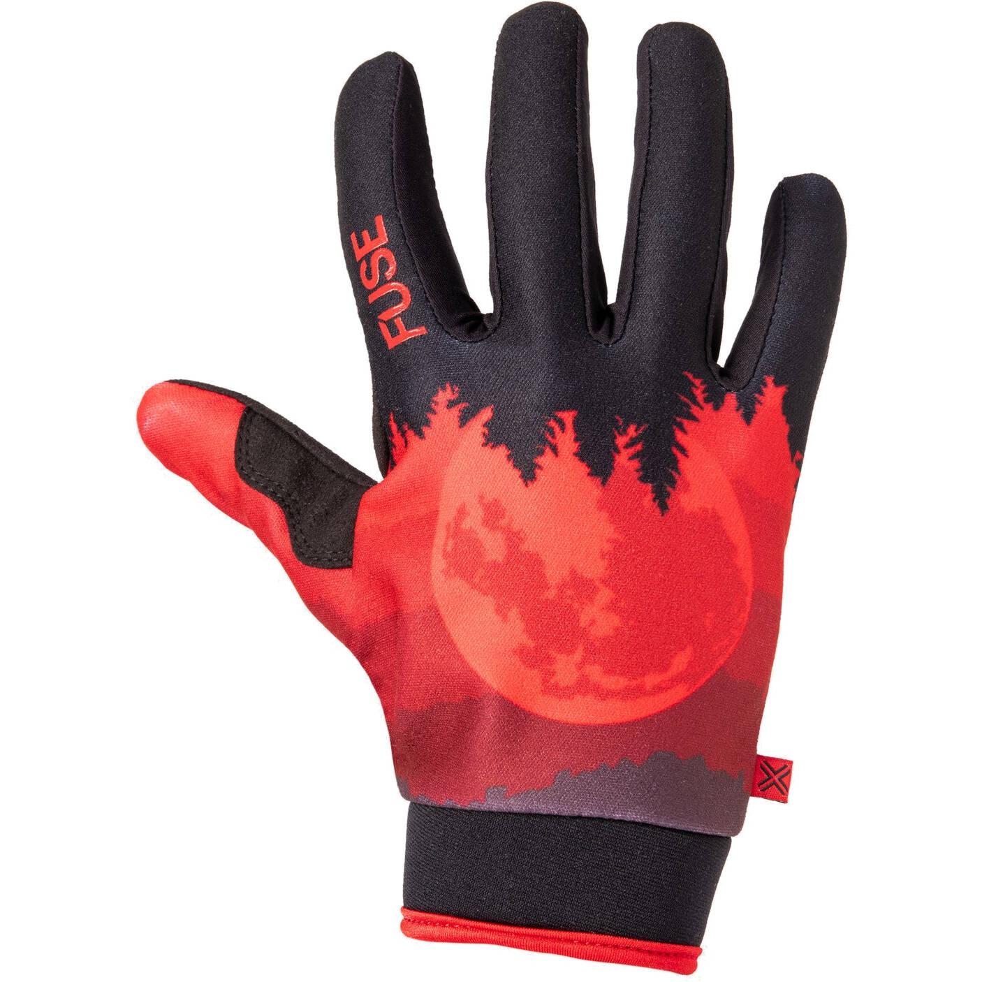 Fuse Protection Chroma Blood Moon Protective Gloves - Red LRG