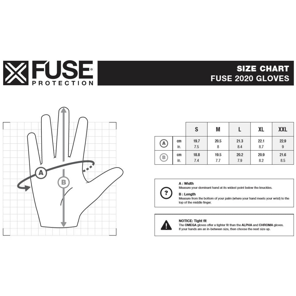 Fuse Protection Chroma Laser Cat Protective Gloves - Small