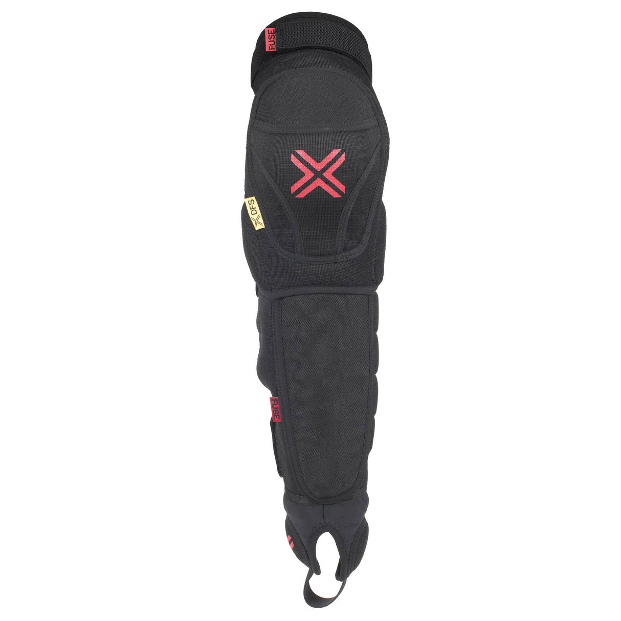 Fuse Protection Delta 125 Combo Knee/Shin/Ankle Pads - Black, Kids M-L
