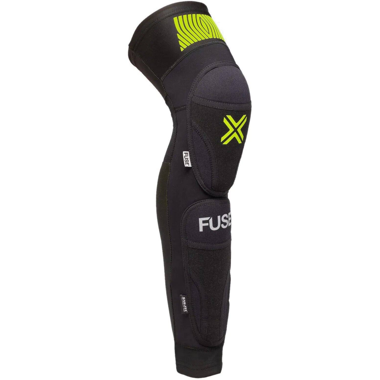 Fuse Protection Omega Knee/Shin/Whip Pads - Black/Neon Yellow, Kids M-L