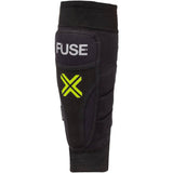 Fuse Protection Omega Shin/Whip Pads - Black/Neon Yellow XXLarge