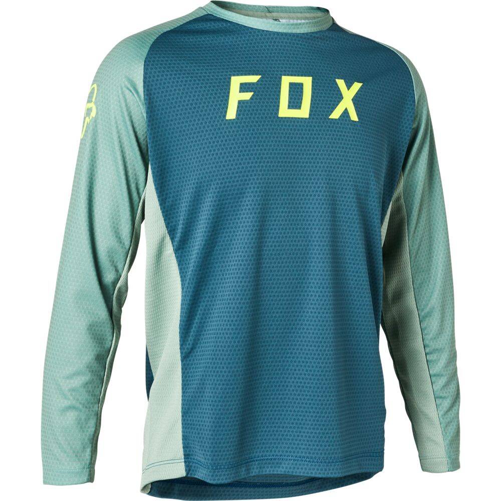 Fox Defend Youth Long Sleeve Jersey - Slate Blue