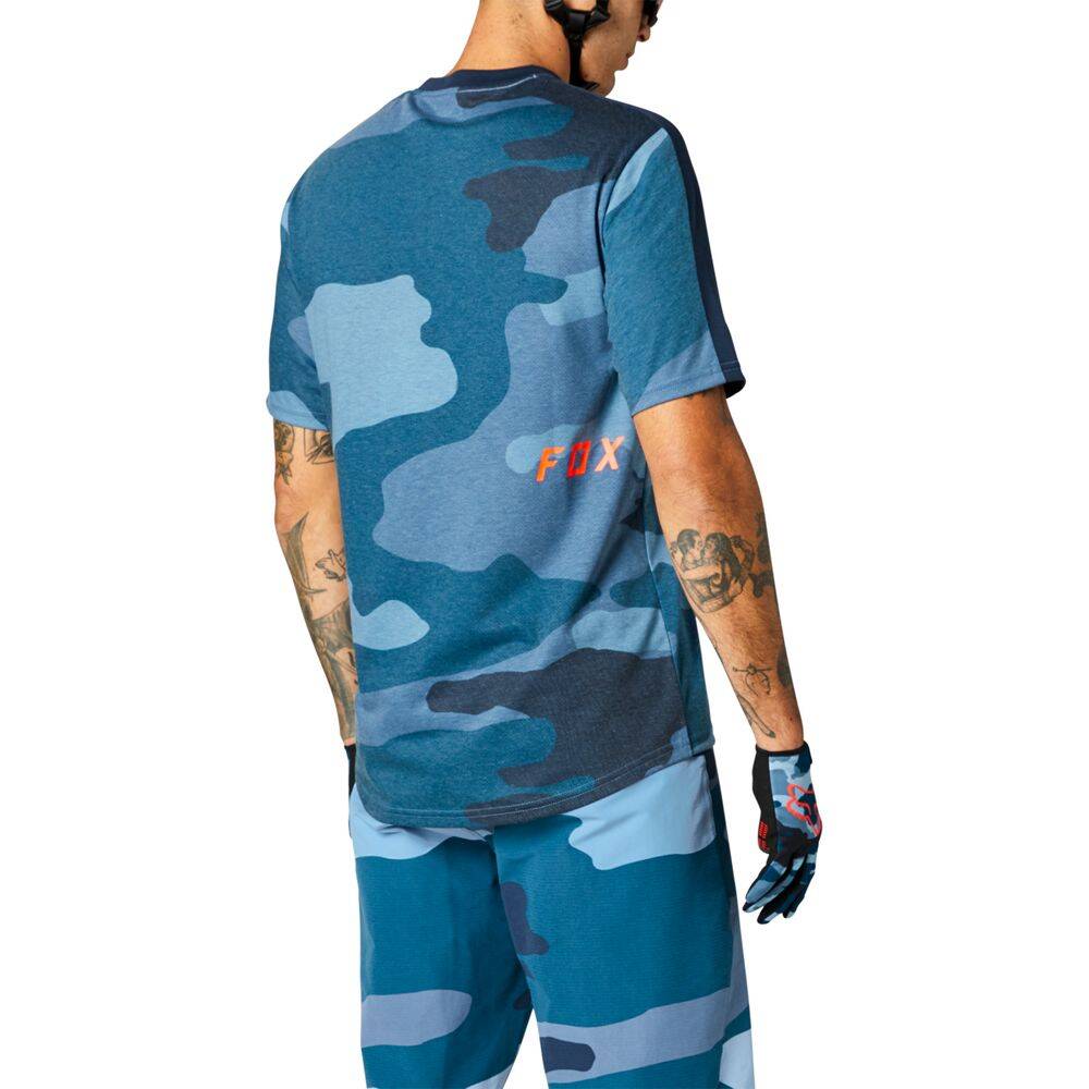 Fox Ranger DR Jersey - Blue/Camo