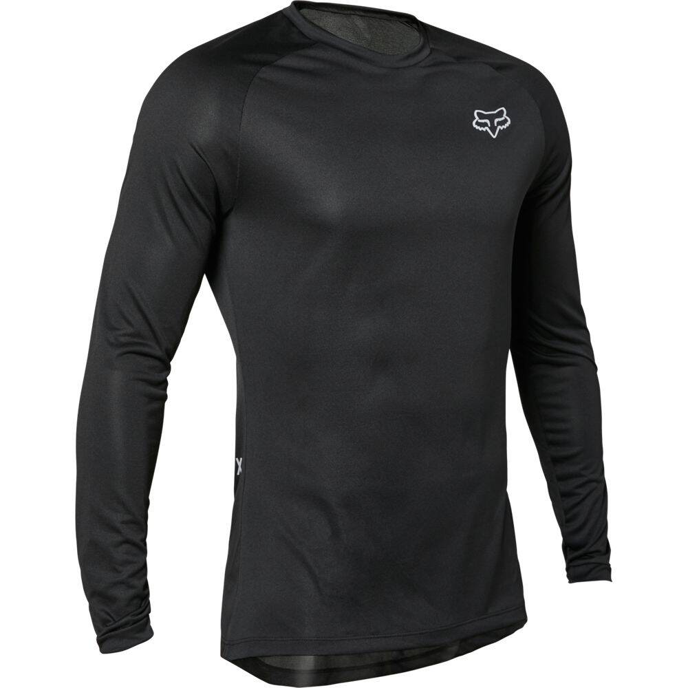 Fox Tecbase Long Sleeve Base Layer Top - Black