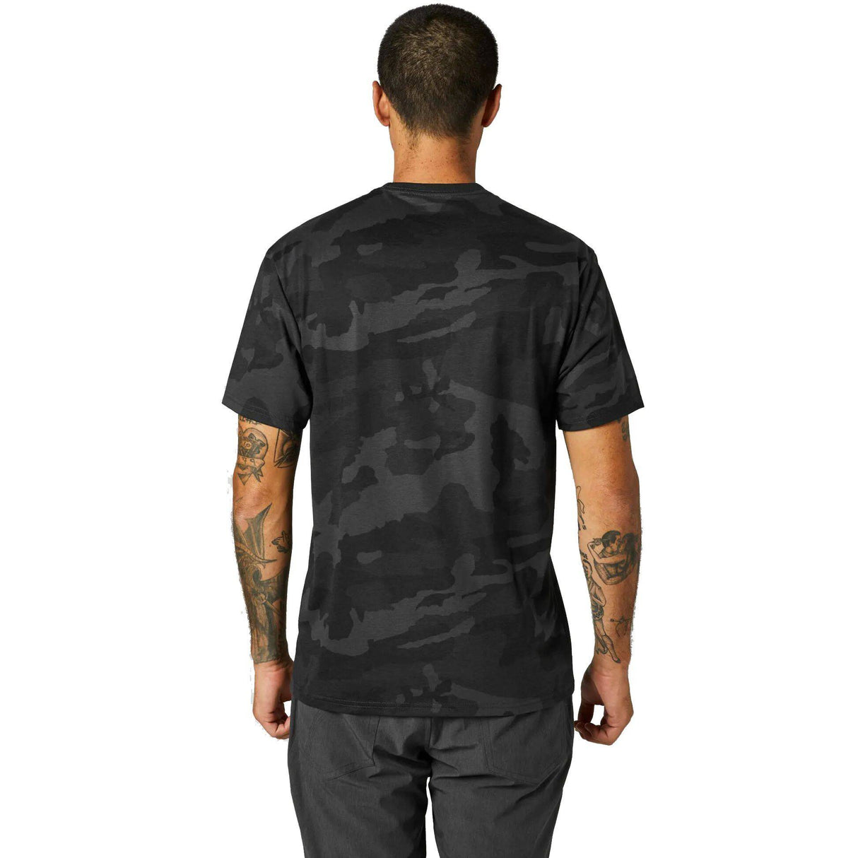 Fox Apex Tech T Shirt - Black/Camo