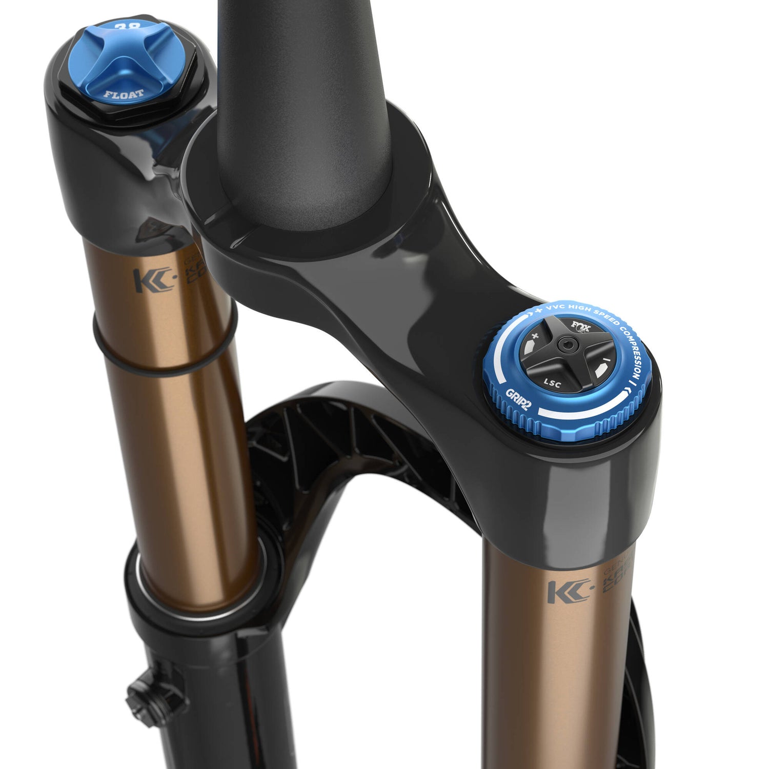Fox 38 Float Factory GRIP2 15QR 110mm Tapered 2021 Forks - Black 27.5 Wheel/ 160mm Travel/ 15QR 110mm Axle / 44mm Offset