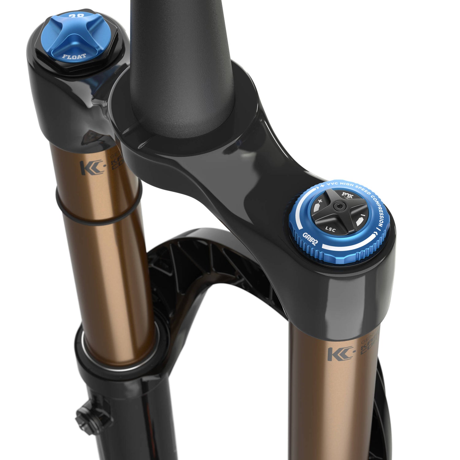 Fox 38 Float Factory E-Bike+ GRIP2 15QR 110mm Tapered 2021 Forks - Black 27.5 Wheel/ 180mm Travel/ 15QR 110mm Axle / 44mm Offset