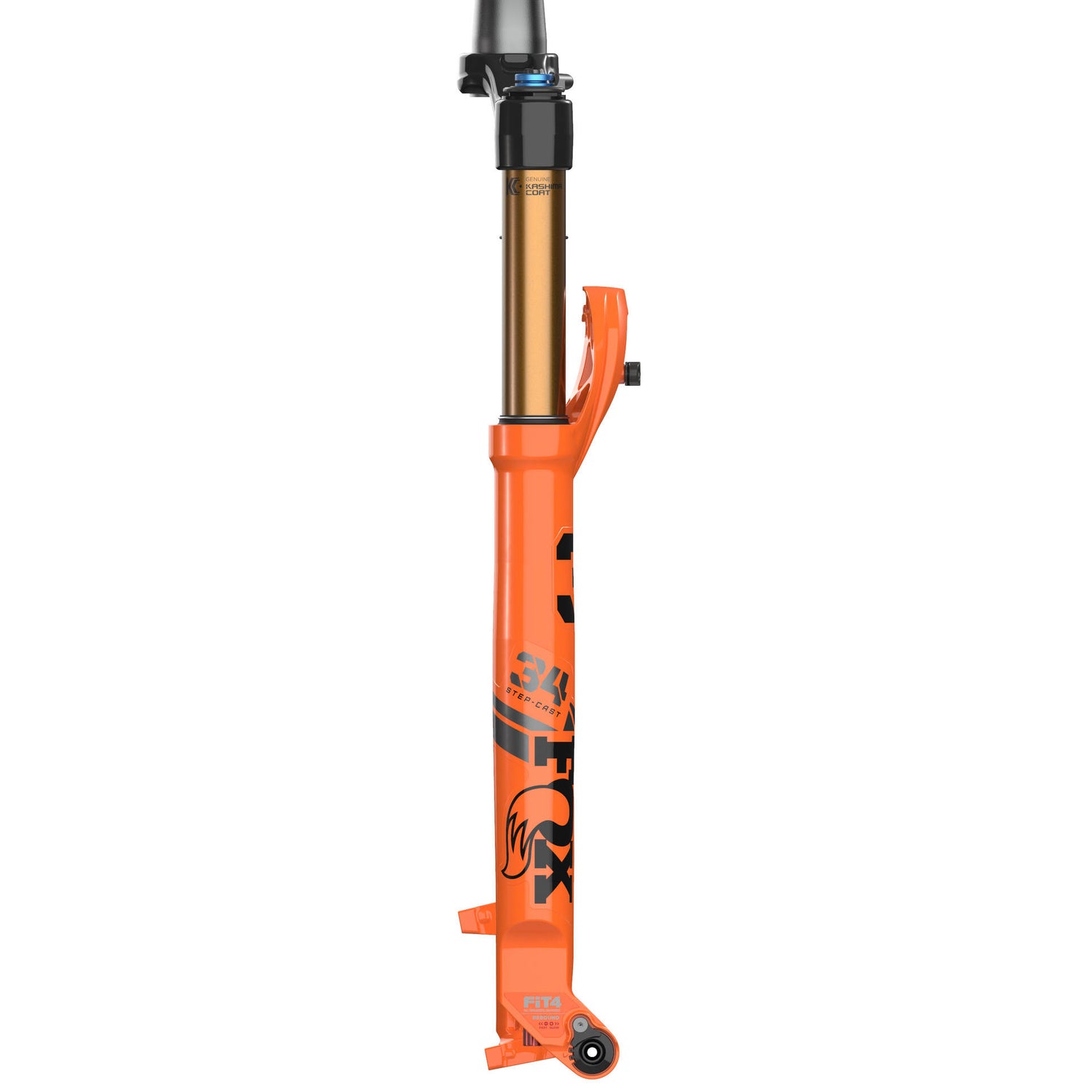Fox 34 Float Factory SC FIT4 Kabolt 110mm Remote Tapered 2021 Forks - Orange 29 Wheel/ 120mm Travel/ Kabolt 110mm Axle / 51mm Offset