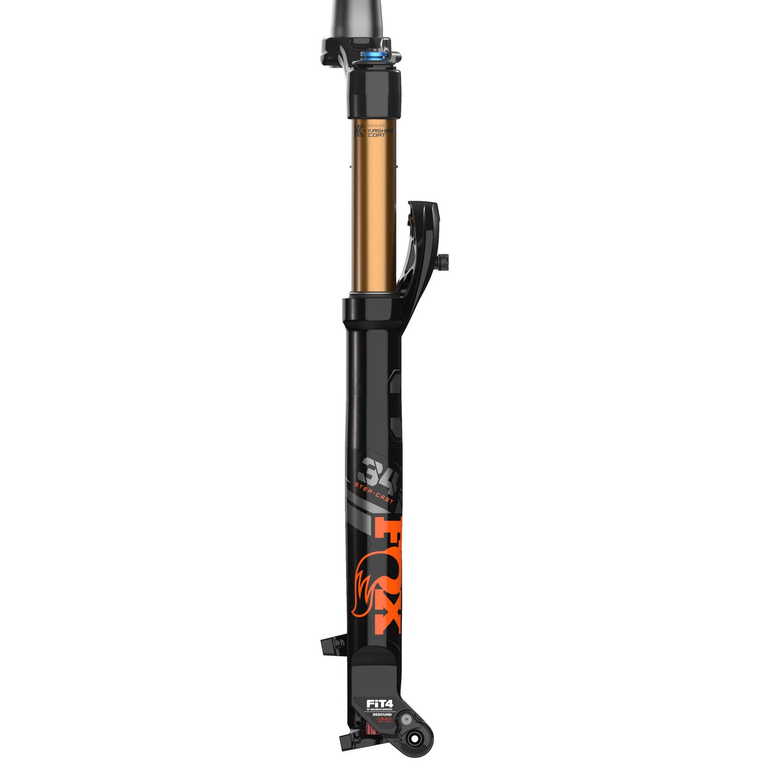 Fox 34 Float Factory SC FIT4 Kabolt 110mm Remote Tapered 2021 Forks - Orange 29 Wheel/ 120mm Travel/ Kabolt 110mm Axle / 51mm Offset