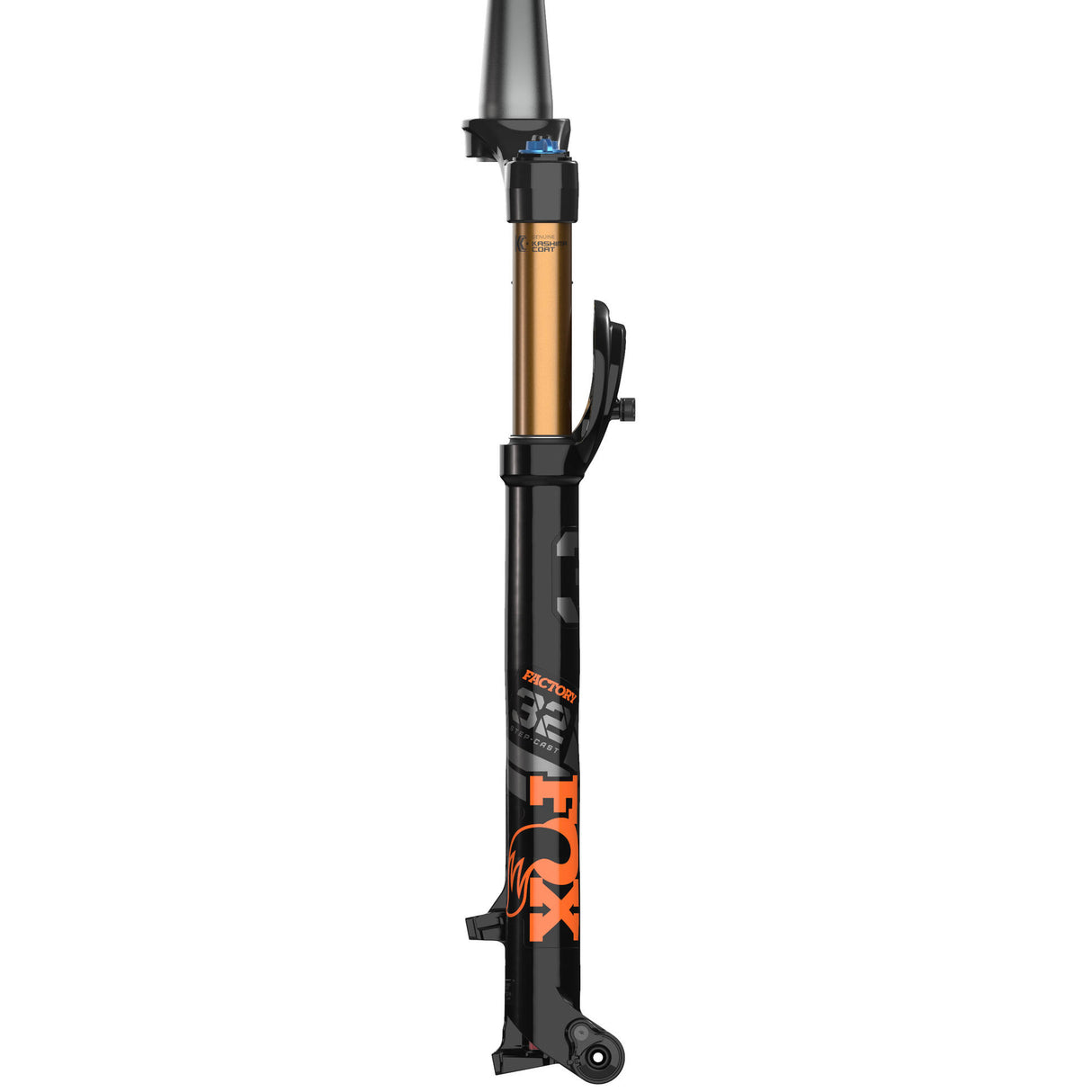 Fox 32 Float Factory SC FIT4 Kabolt 100mm Tapered 2021 Forks - Black 27.5 Wheel/ 100mm Travel/ Kabolt 100mm Axle / 44mm Offset
