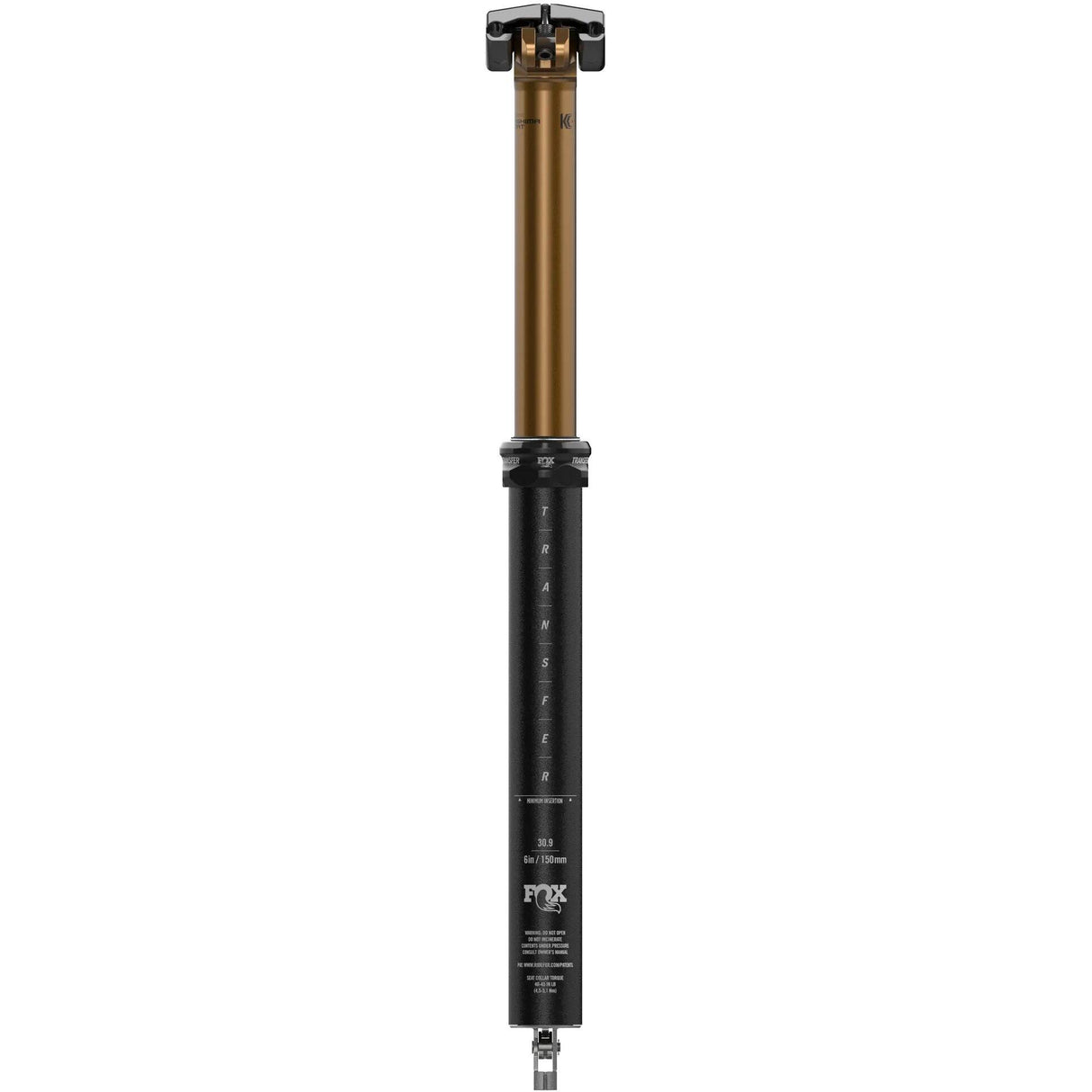 Fox Transfer Factory Dropper Seatpost - Black