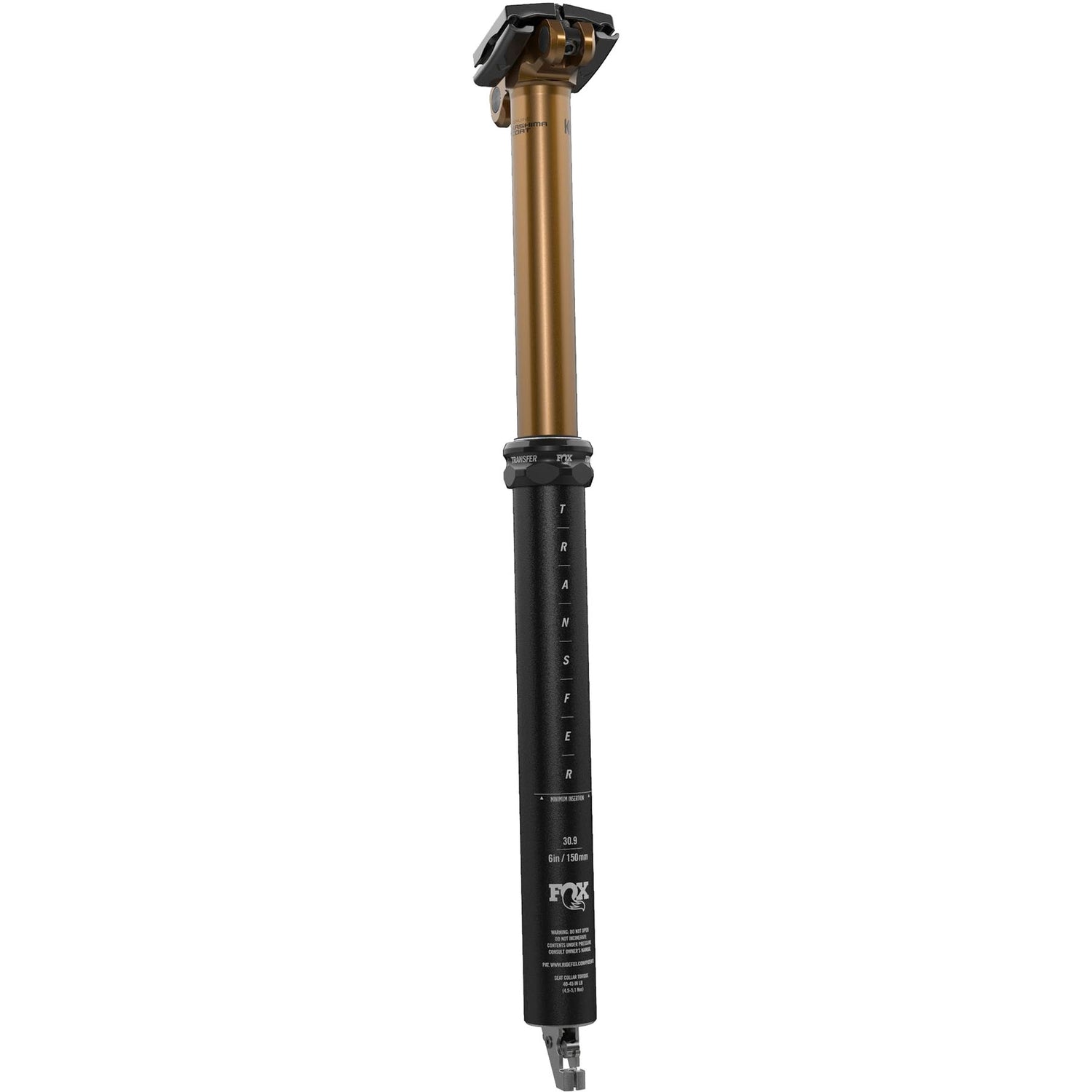 Fox Transfer Factory Dropper 2021 Seatpost - Black 30.9 x 150mm