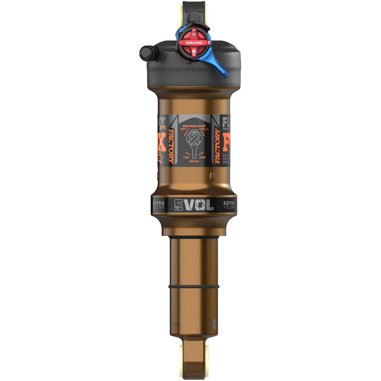 Fox Float DPS Factory 3Pos-Adjust 2021 Rear Suspension Shock - Black 190 x 50mm / 7.5 x 2.0 / LV