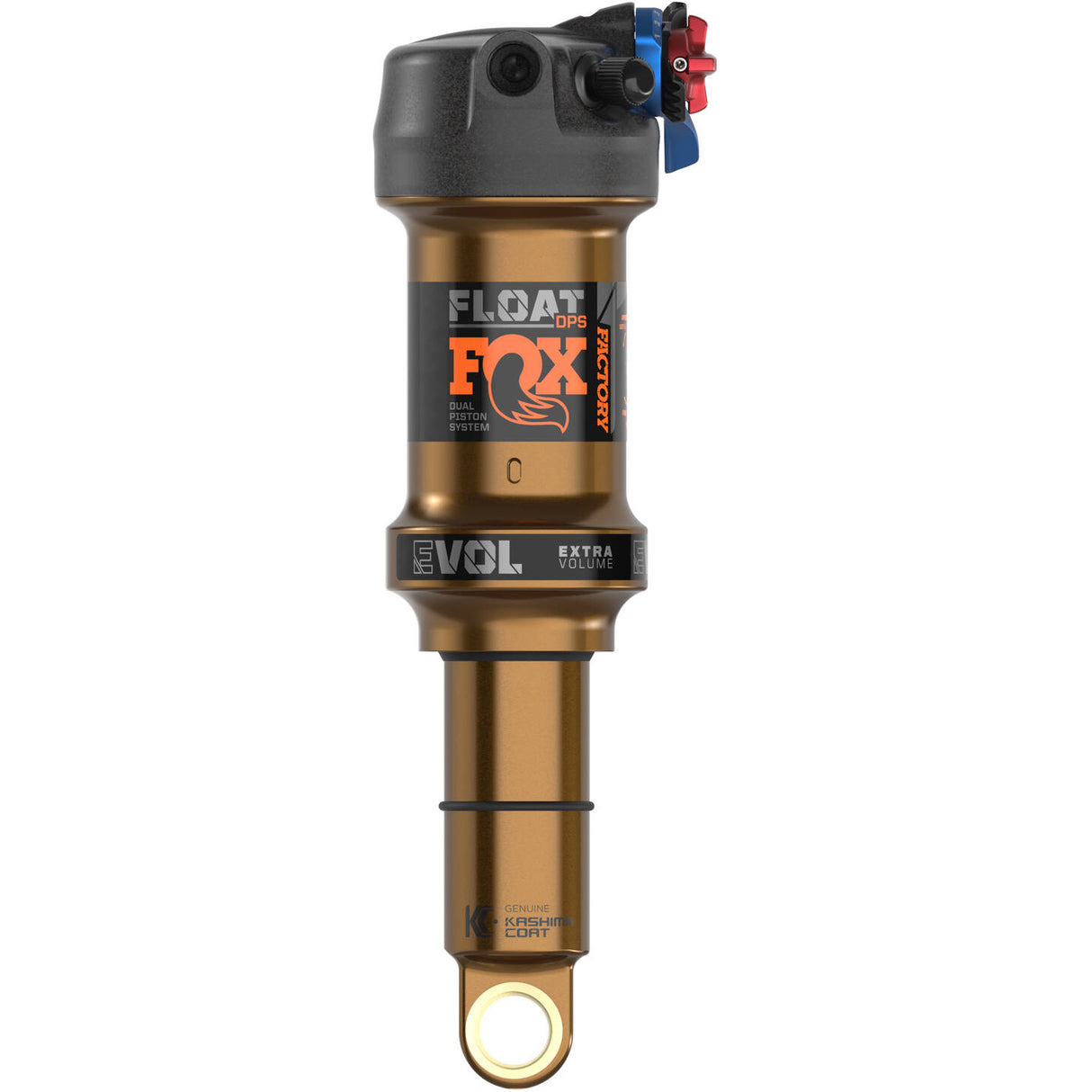 Fox Float DPS Factory 3Pos-Adjust 2021 Rear Suspension Shock - Black 185 x 52.5mm / LV (Trunnion)