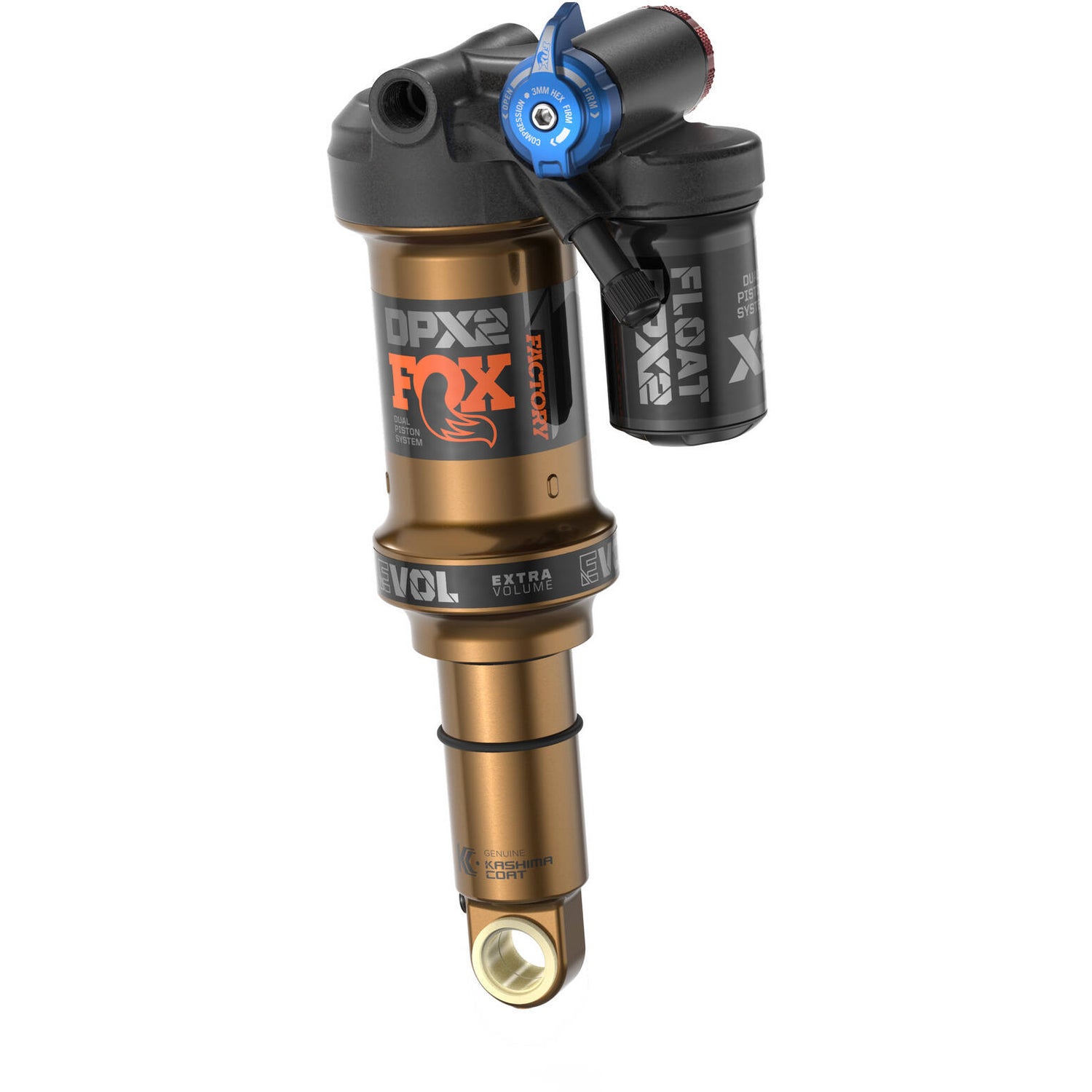 Fox Float DPX2 Factory 3Pos-Adjust 2021 Rear Suspension Shock - Black 230 x 65mm / LV
