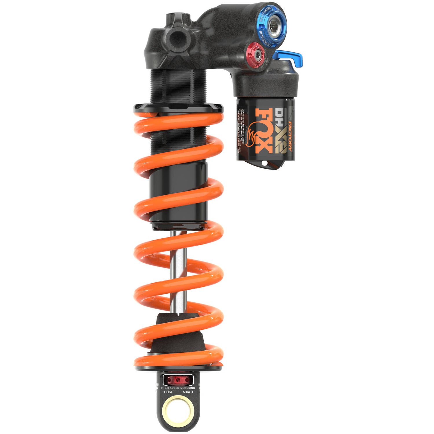 Fox DHX2 Factory 2Pos-Adjust 2021 Rear Suspension Shock - Black 185 x 50mm (Trunnion)