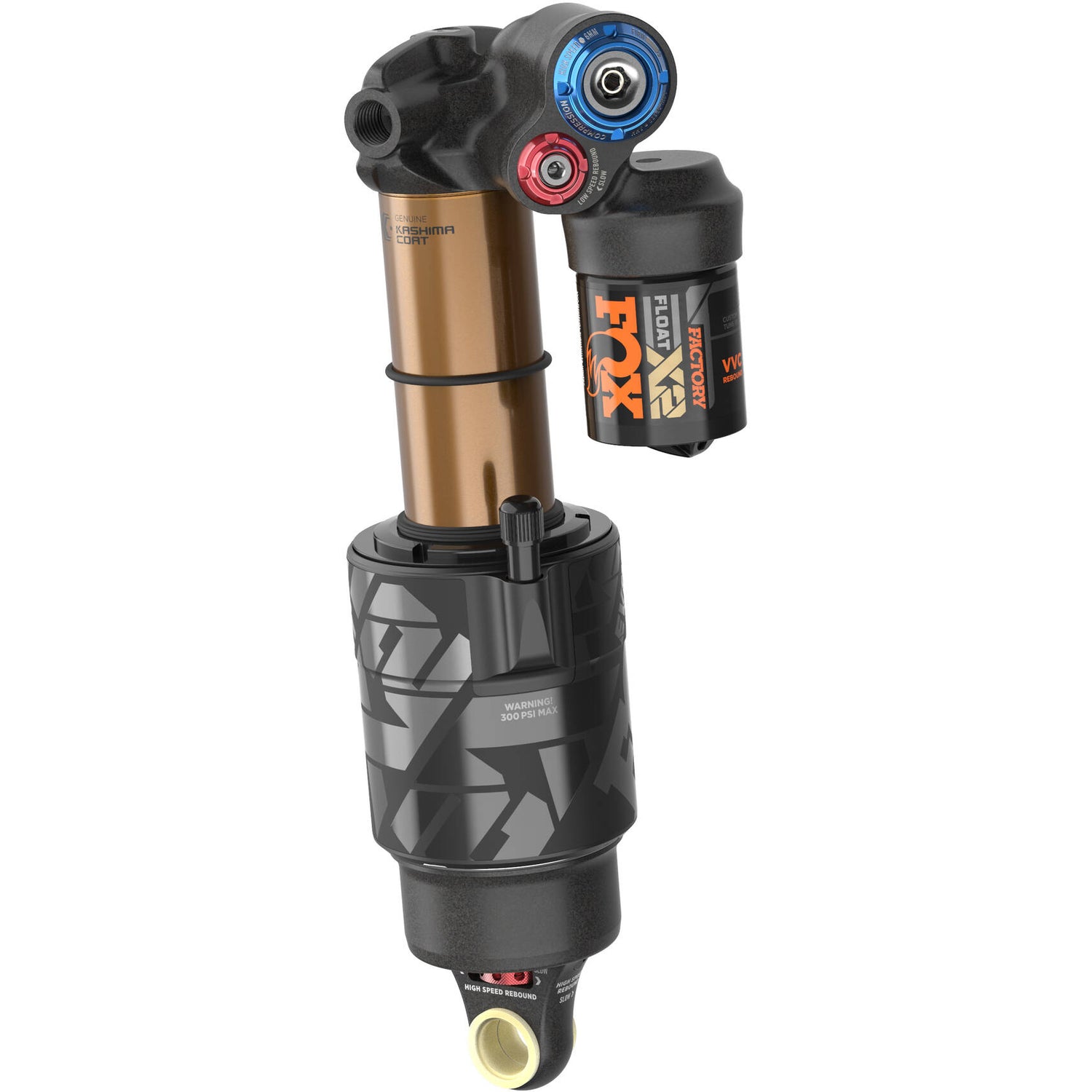 Fox Float X2 Factory 2021 Rear Suspension Shock - Black 225 x 75mm (Trunnion)