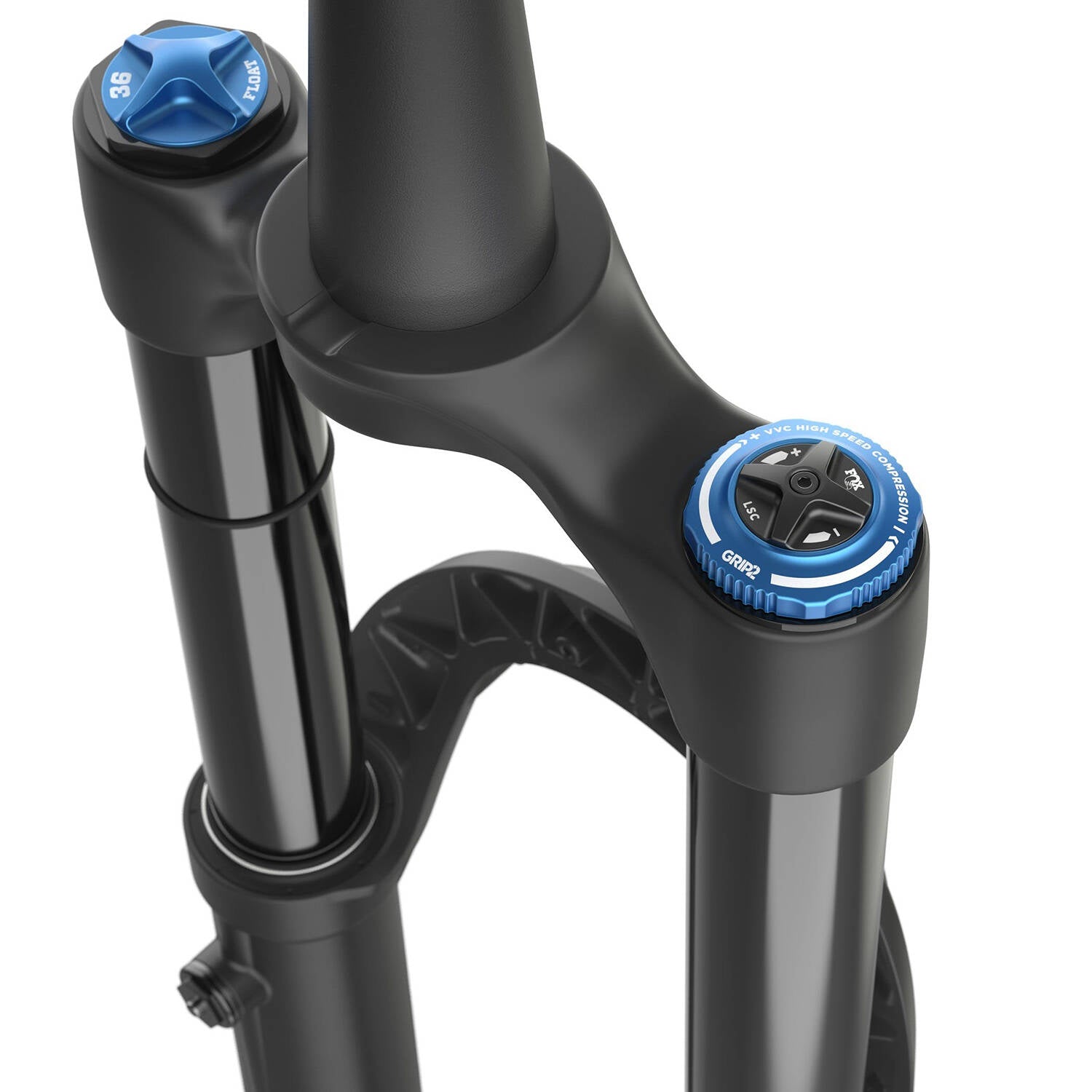 Fox 36 Float PElite Grip 2 Tapered Forks - Black 27.5 Wheel/160mm Travel/15QR110 Axle/44mm Offset