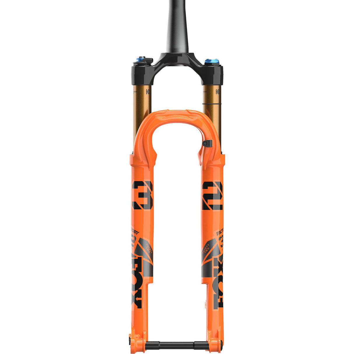 Fox 32 Float SC Fact Fit4 Remote PTL Tapered Forks - Orange 29 Wheel/100mm Travel/Kabolt110 Axle/51mm Offset
