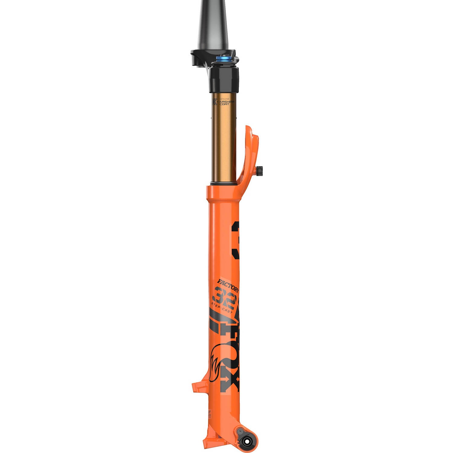 Fox 32 Float SC Fact Fit4 100mm Remote PTL Kabolt Tapered Forks - Orange 29"