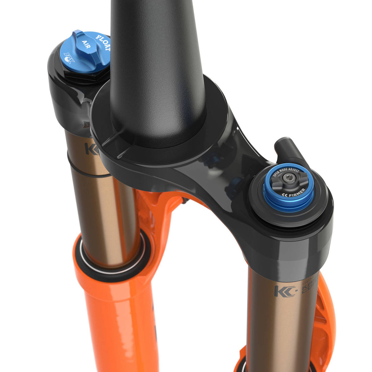 Fox 32 Float SC Fact Fit4 100mm Remote PTL Kabolt Tapered Forks - Orange 29"