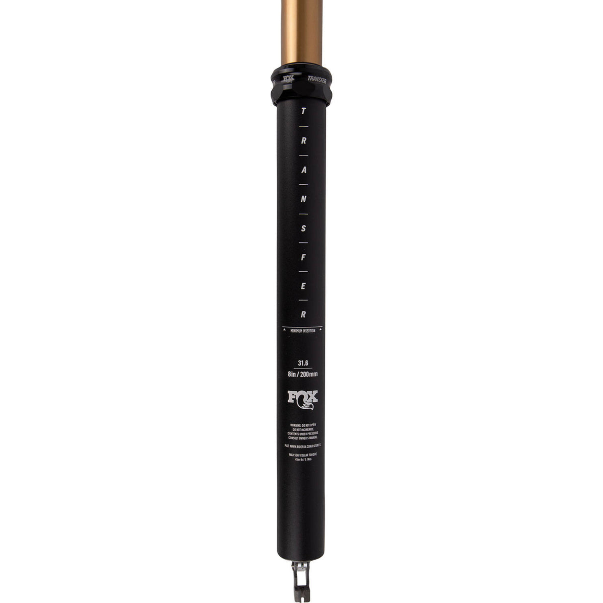 Fox Transfer Fact Internal Dropper Seatpost - 31.6 x 200mm