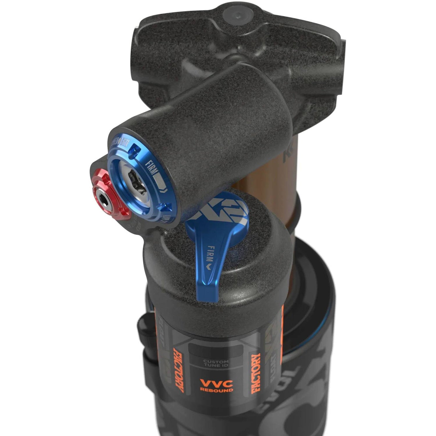 Fox X2 Fact Trunnion 2pos-Adj Rear Suspension Shock - 185 x 50mm