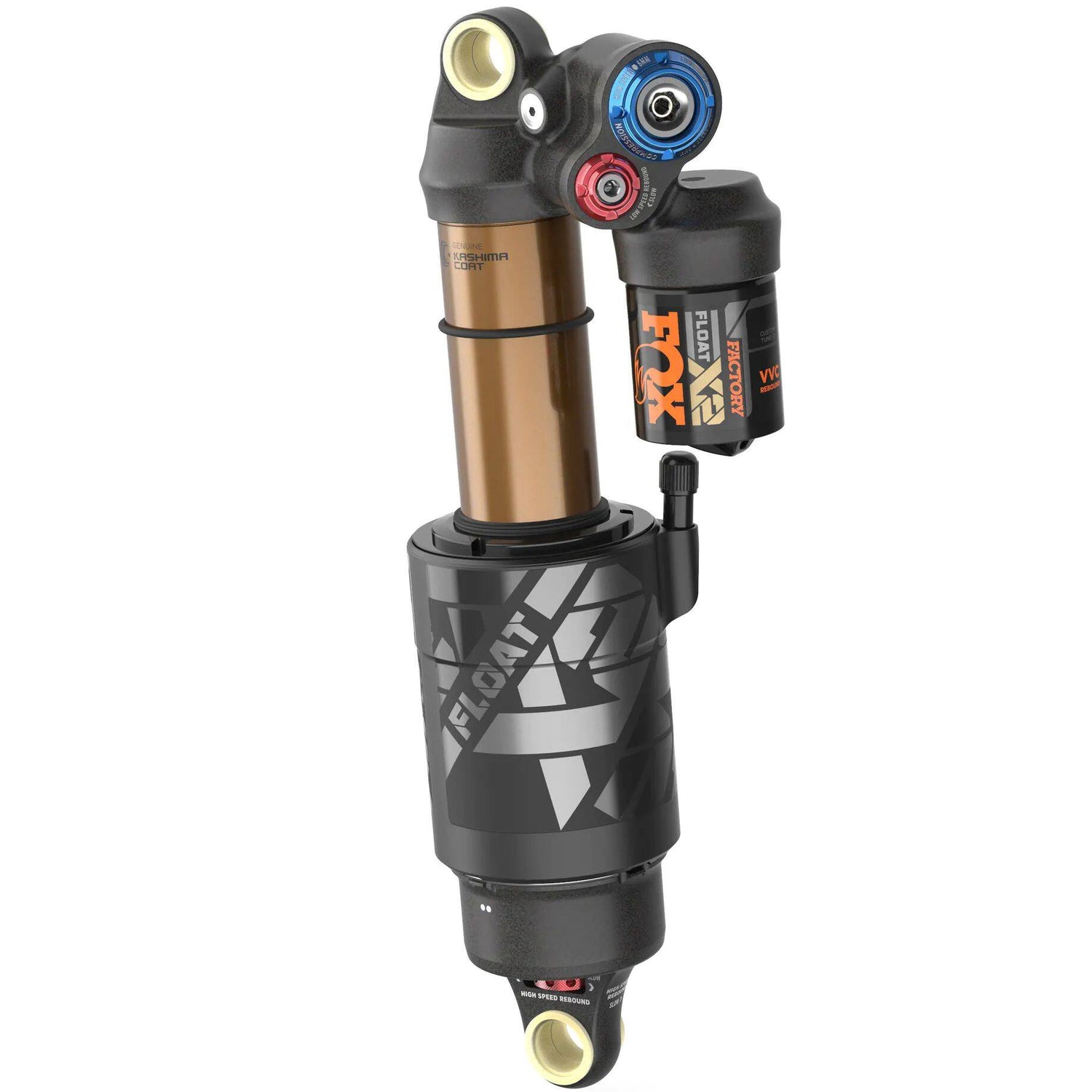 Fox X2 Fact Trunnion Rear Suspension Shock - 225 x 75mm