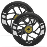 Fuzion Flight Scooter Wheels 110mm - Black/Black (Pair)