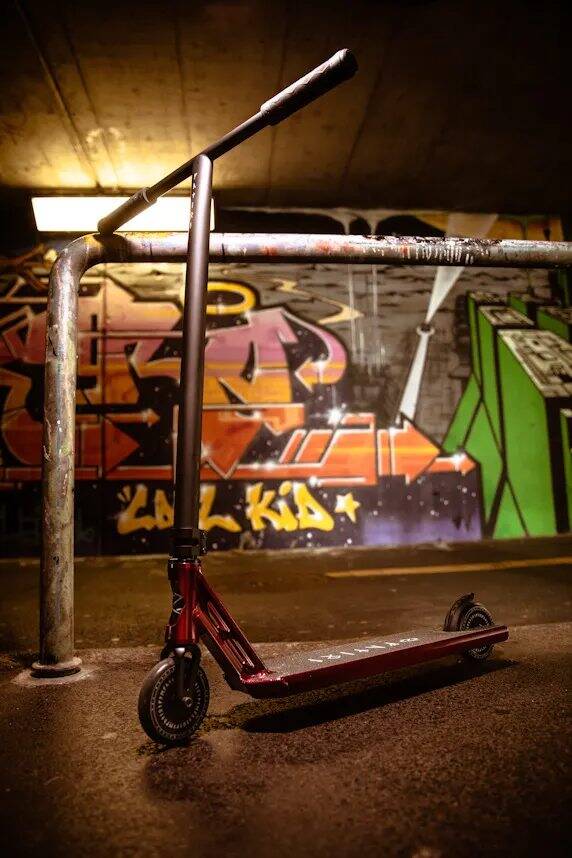 Fuzion Z350 Boxed Stunt Scooter - Burgundy