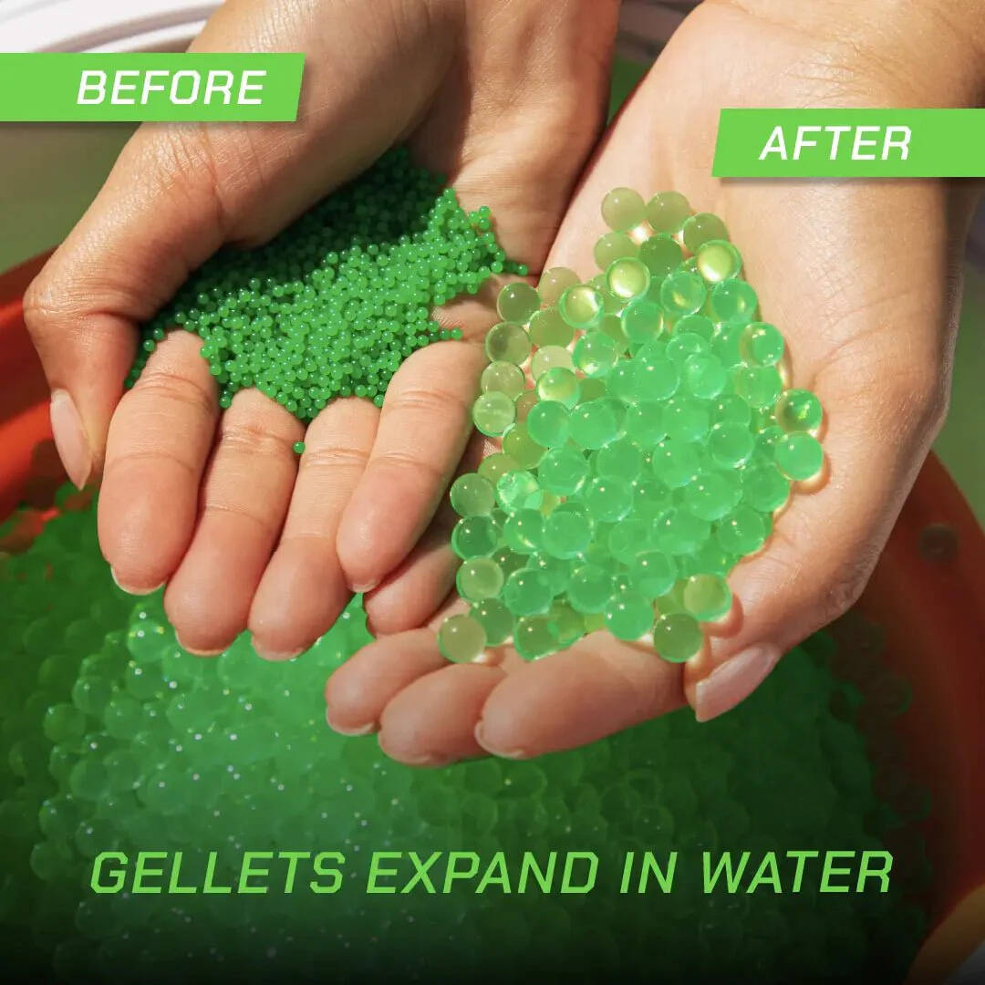 GelBlaster 10,000 Gellets - Electric Green