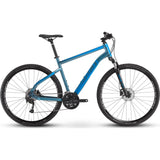 Ghost Square Cross Base AL U Urban Hybrid Bike - Petrol/Ocean