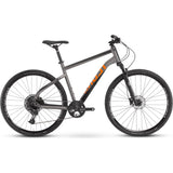 Ghost Square Cross Essential AL U Urban Hybrid Bike - Darksilver/Black