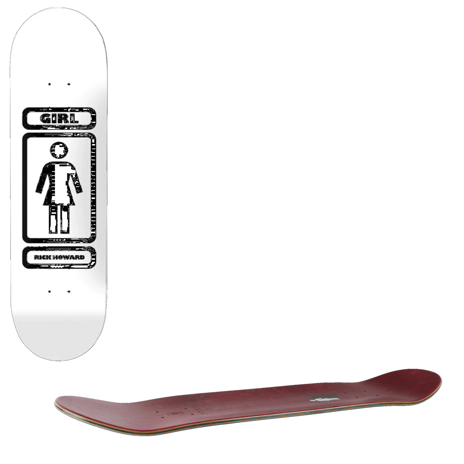 Girl 93 Til Skateboard Deck - Howard 8.5''