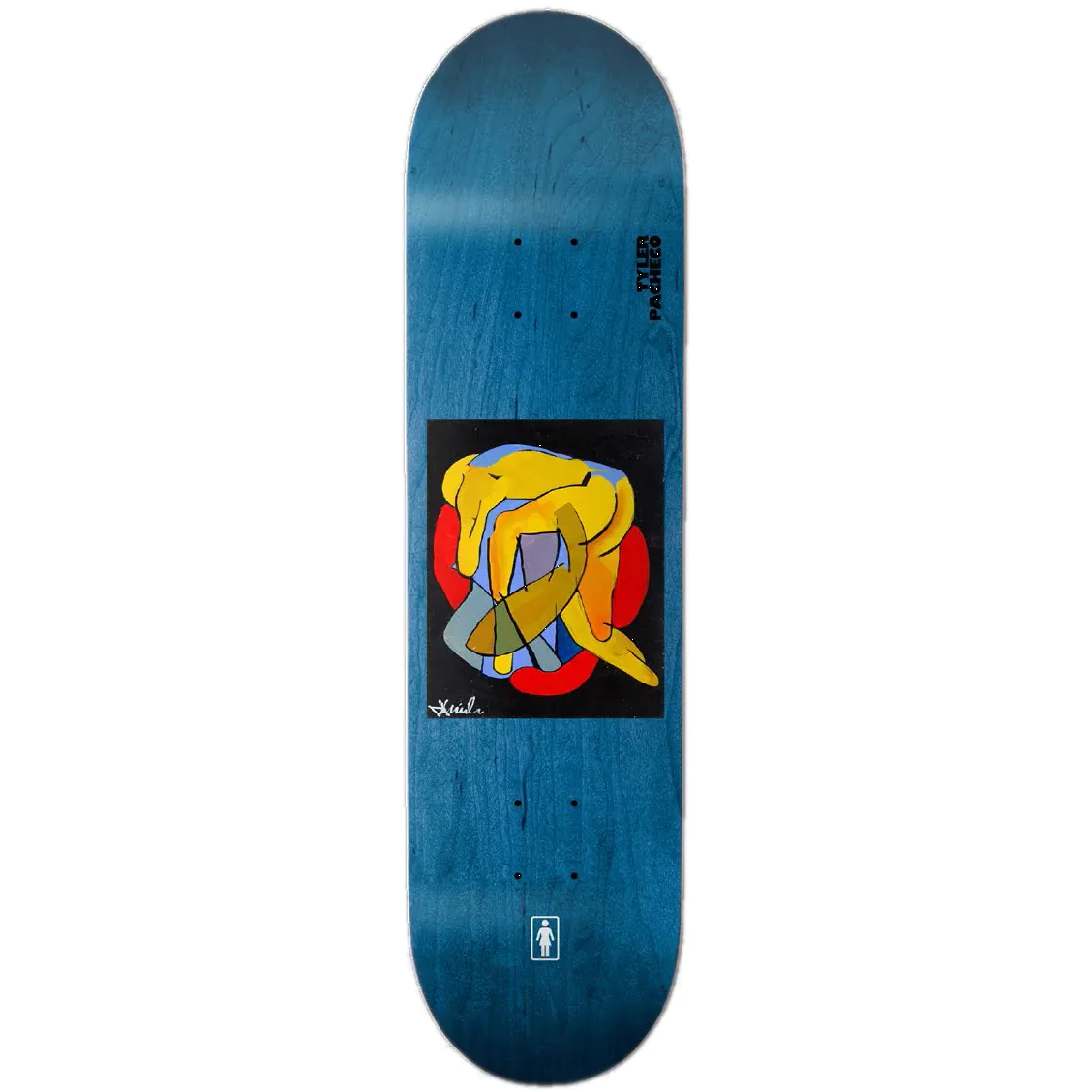 Girl Tangled Skateboard Deck - Pacheco 8''