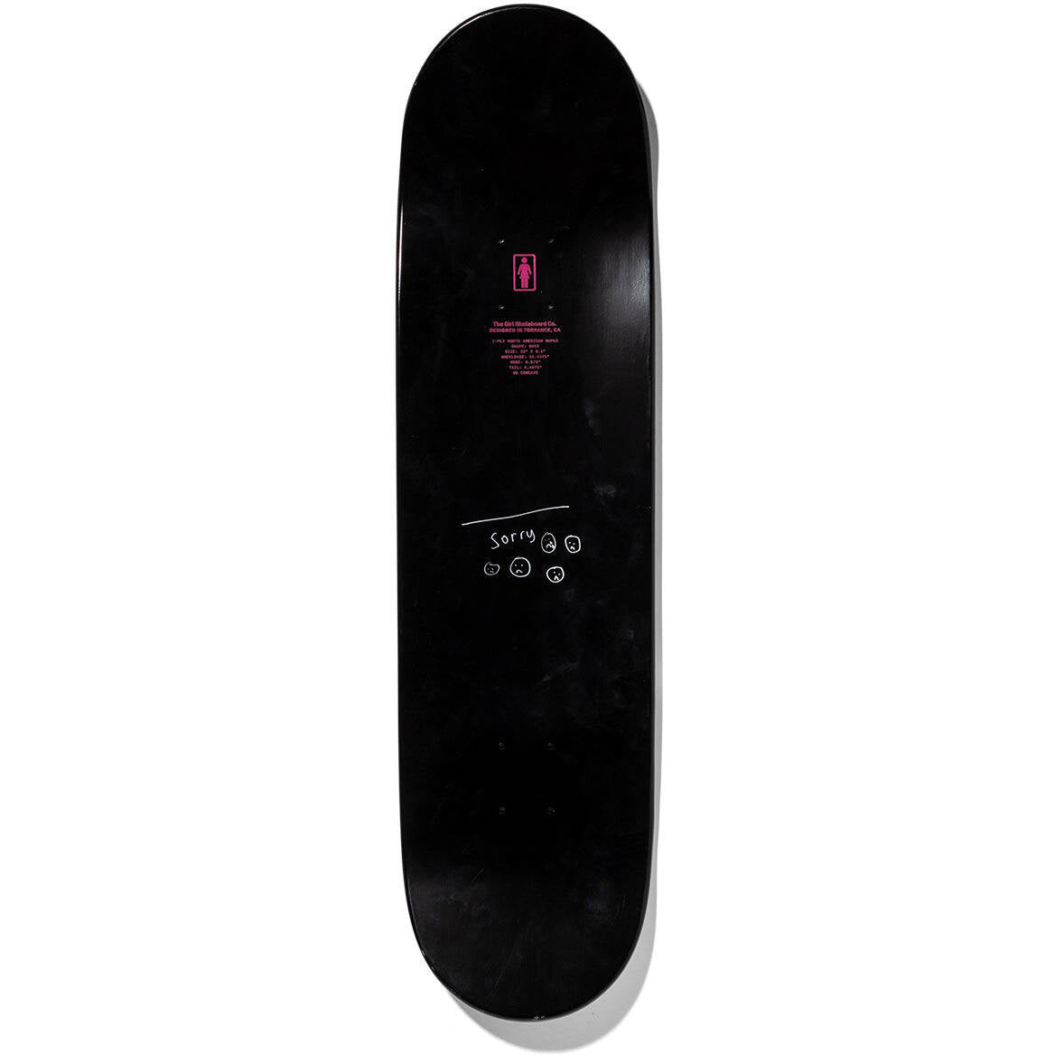Girl One Off Geering Skateboard Deck 8.5"